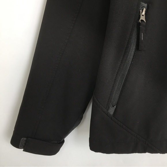 Free Country Men’s Soft Shell Jacket Black Water & Wind Resistant Jacket/Coat - Picture 8 of 11